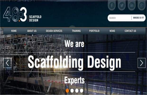 48.3 Scaffold Design New Website