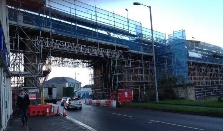 Chris Sedgeman Scaffolding Ltd completes challenging Cornish Viaduct project. 