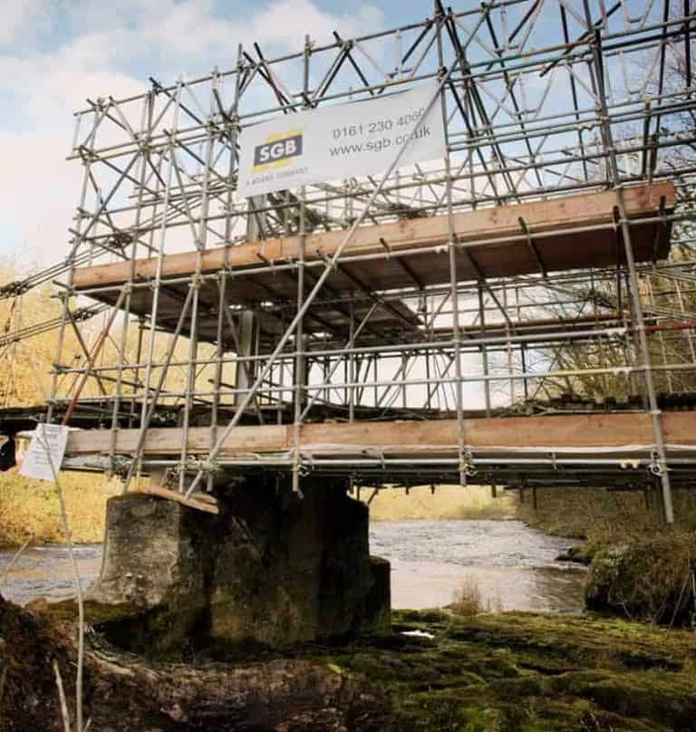 SGB Provides bespoke scaffolding for complex bridge refurbishment project