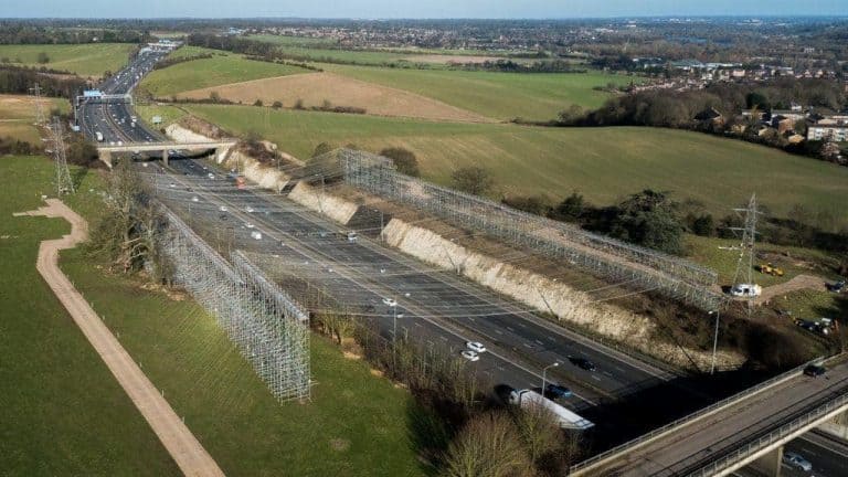 Complete Access installs major power line protection over M25