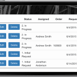 Request List – horizontal