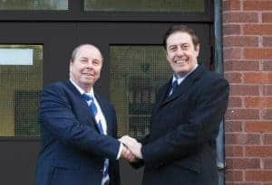 Tony Mileham, Divisional Director - Rail & Air and Neil Garner, Managing Director.