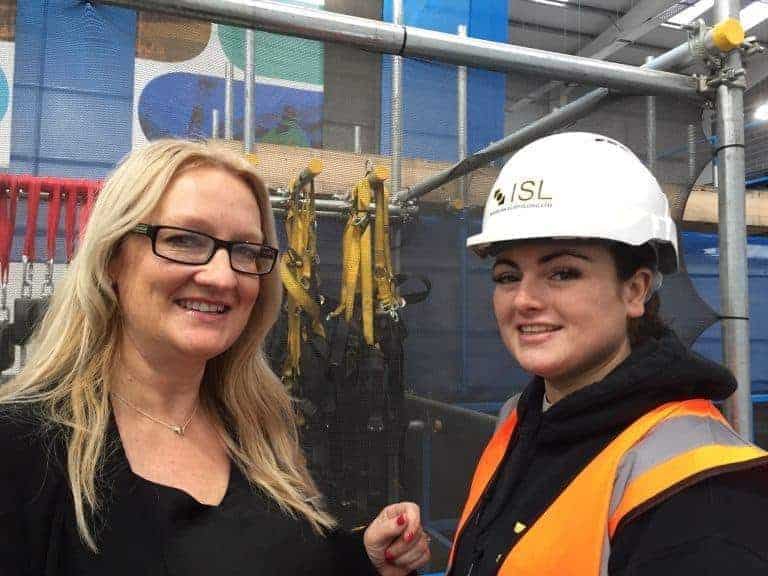 First Female Scaffolding Apprentice for AIS