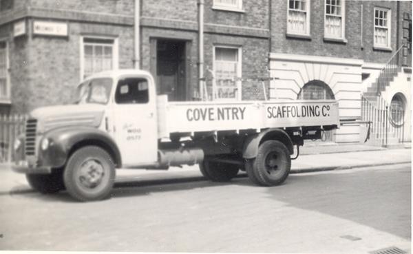 coventry scaffolding lorry