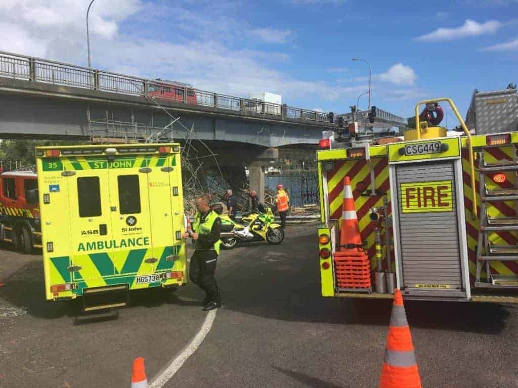 Bridge Scaffolding Collapse