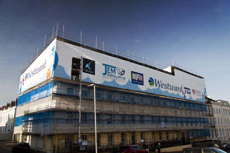 Tufcoat launch world-first digitally printed shrink wrap for scaffolding projects.