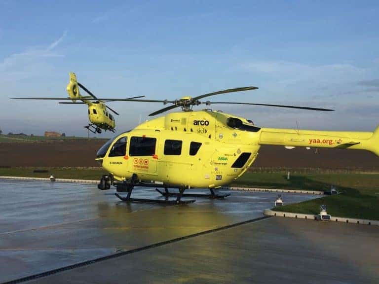 Planet Platforms Flying high for the Yorkshire Air Ambulance