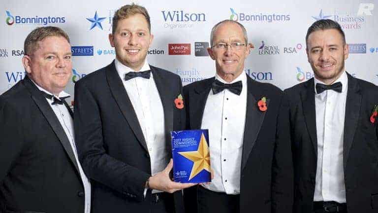 Rilmac Scaffolding Highly Commended at Business Awards