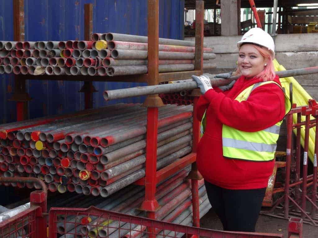 Formark Scaffolding First Female Apprentice