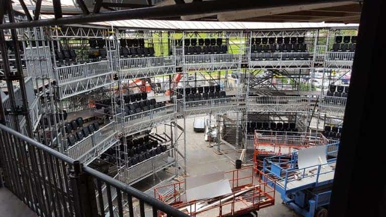 Layher Scaffolding and Event Systems Take Centre Stage