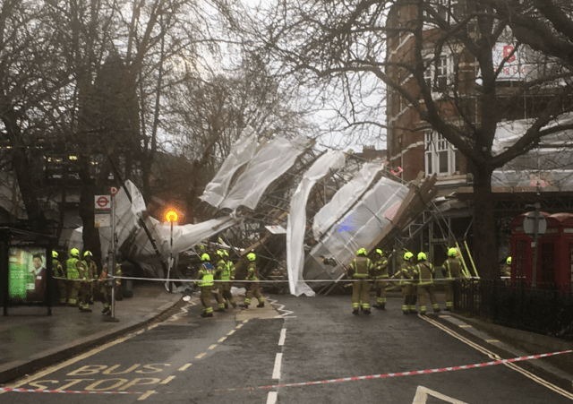 Scaffolding Collapse London