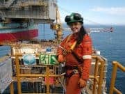 Female Offshore Scaffolder Vicky Welch