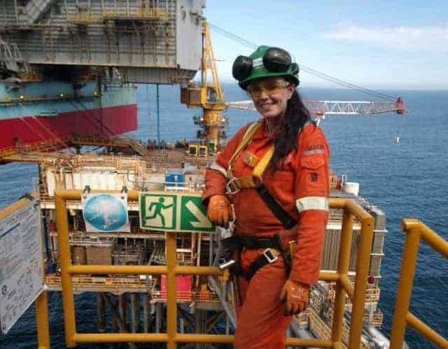 Female Offshore Scaffolder Vicky Welch