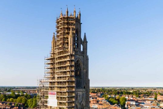 Scaffolding on the Boston Stump