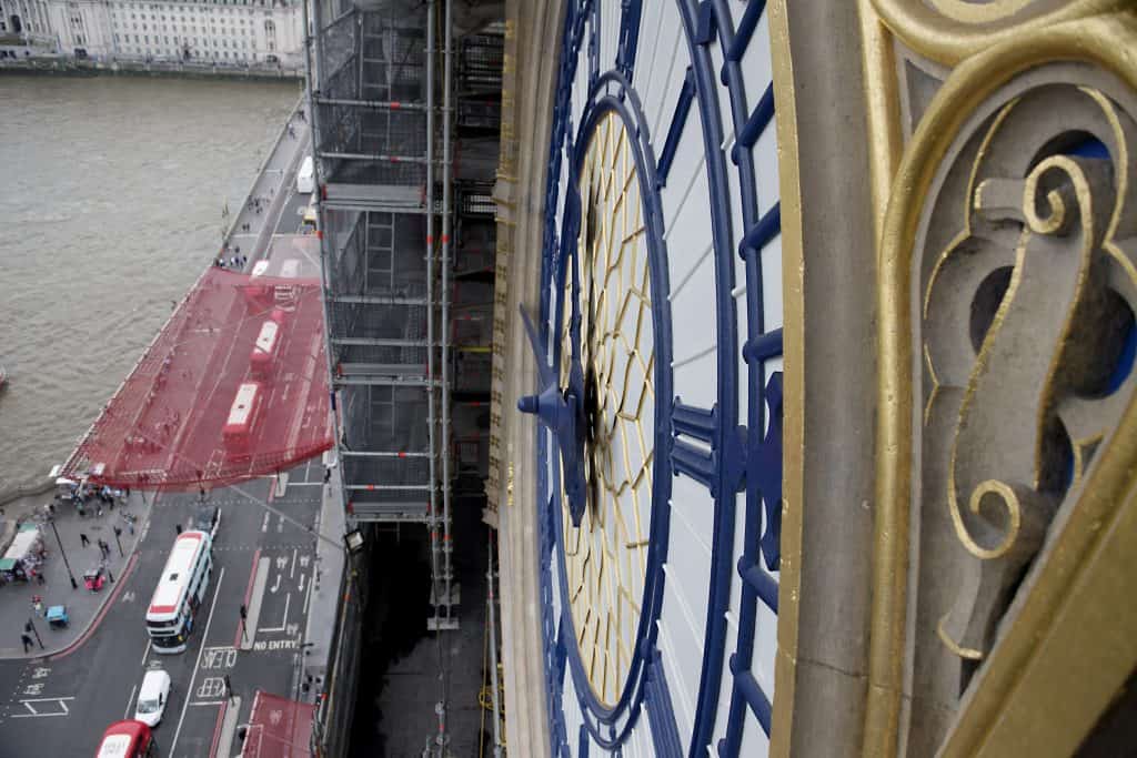 Image shows the clock face of Big Ben / Elizabeth Tower