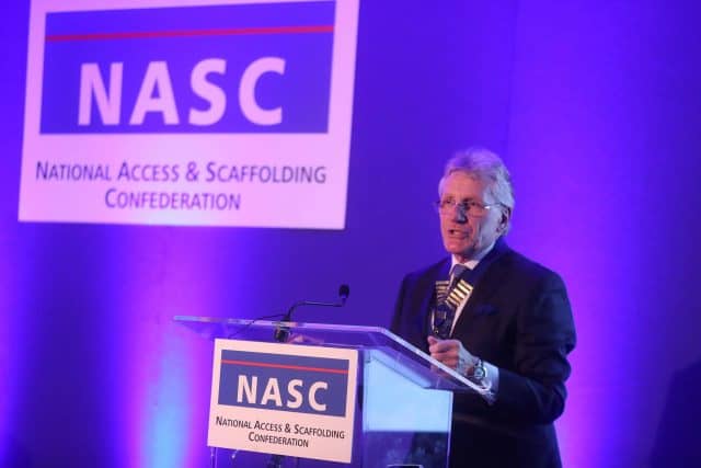 Des Moore NASC President hand over Presidency