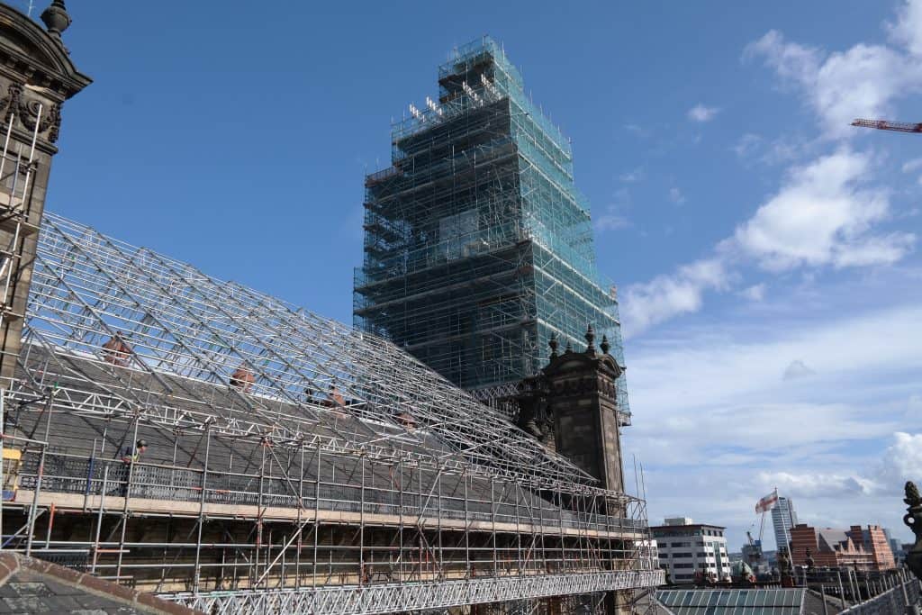 IBN Scaffold Access Ltd at Leeds Town Hall