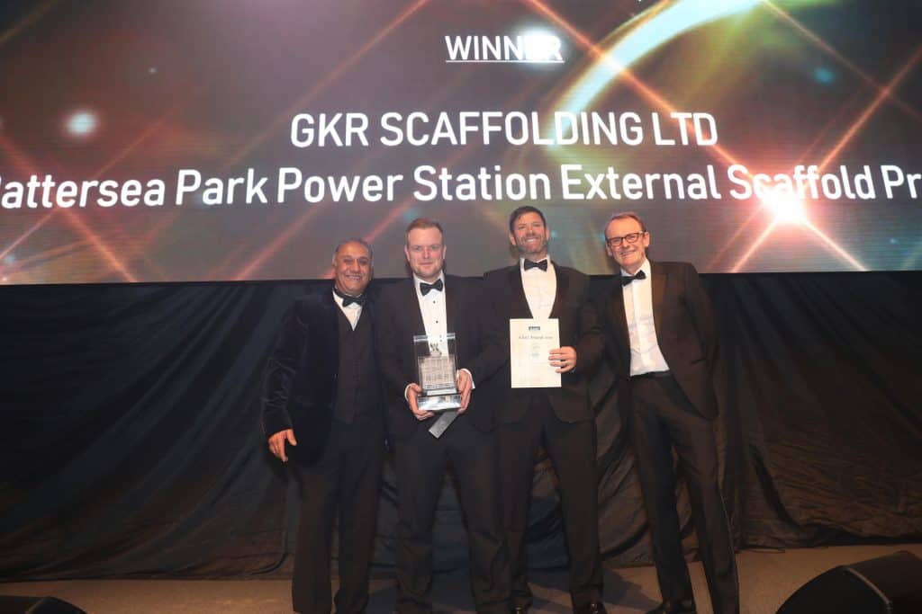 GKR Scaffolding Ltd winner of Project of the Year (£5m+ Turnover)