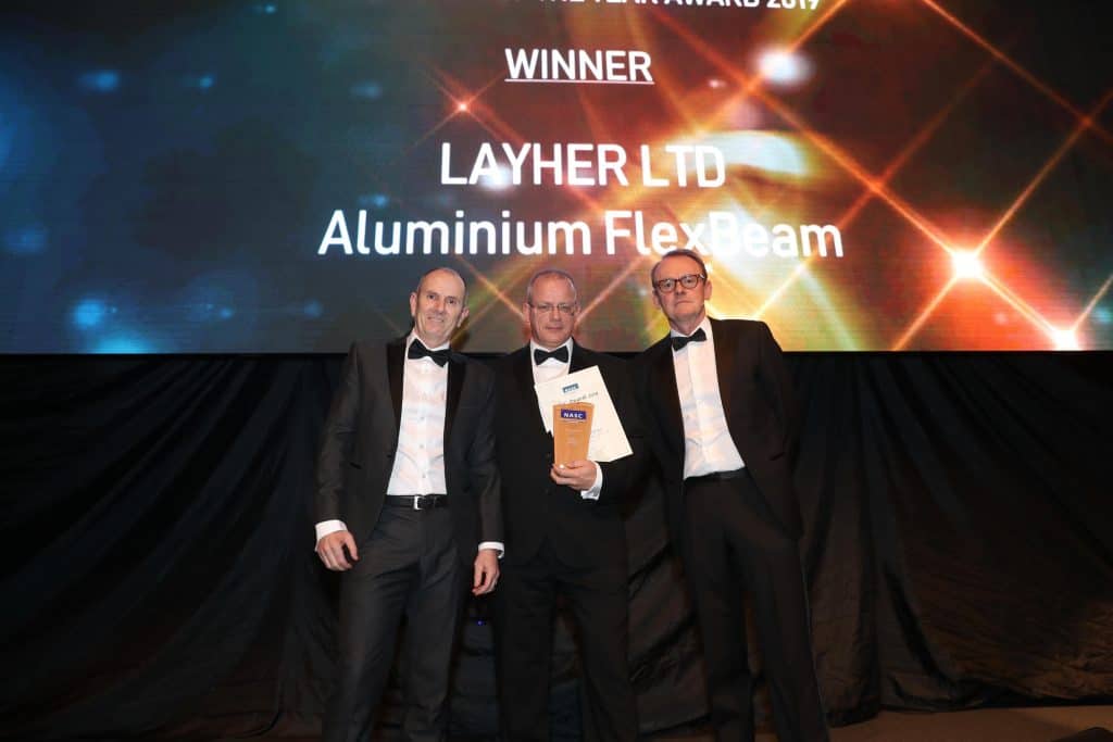 NASC innovation of the year 2019 Layher Ltd Flex Beam