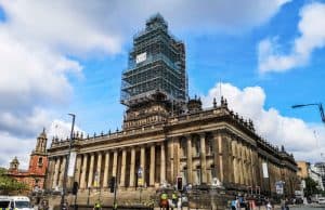 IBN Scaffold Access at Leeds Town Hall