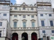 Scaffold wrap on Somerset House London