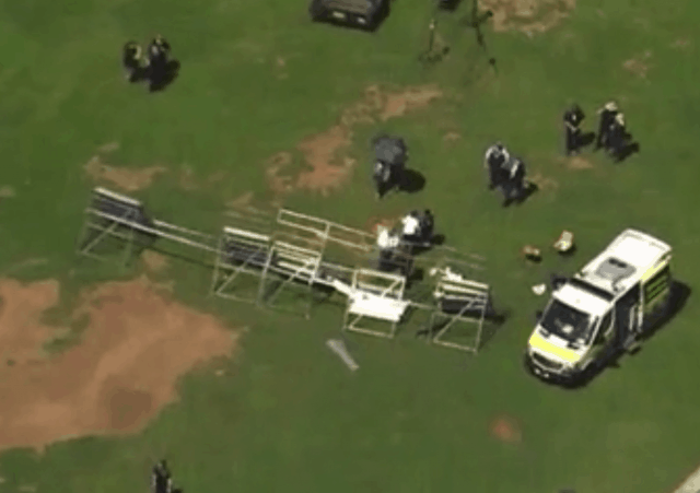 scaffolding collapse at a Sydney school