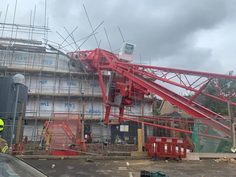 London tower crane collapse kills woman