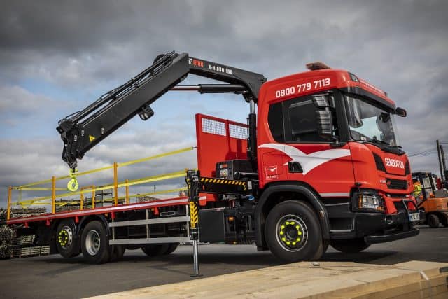 Generation UK has invested in two Hiab 188B-2 Hi Duo Cranes on a Scania chassis to boost its 70-strong fleet.