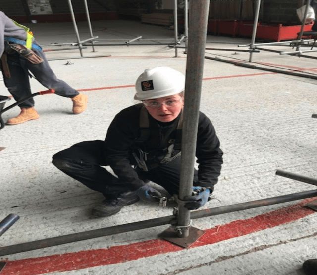 Safety & Access were delighted to host Anne Marie at their Humberside Training Facility for her Construction Industry Scaffolders Record Scheme or CISRS Part Two Scaffolders Course and Level Two NVQ recently.
