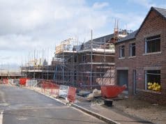 The UK construction industry faces a dire financial crisis, as the number of companies on the brink of collapse has surged by 46% in the past three months