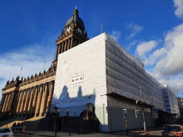 Yorkshire-based manufacturer, ITP Ltd, has secured a contract to supply scaffold sheeting for the multi-million-pound makeover of Leeds’ most iconic building.