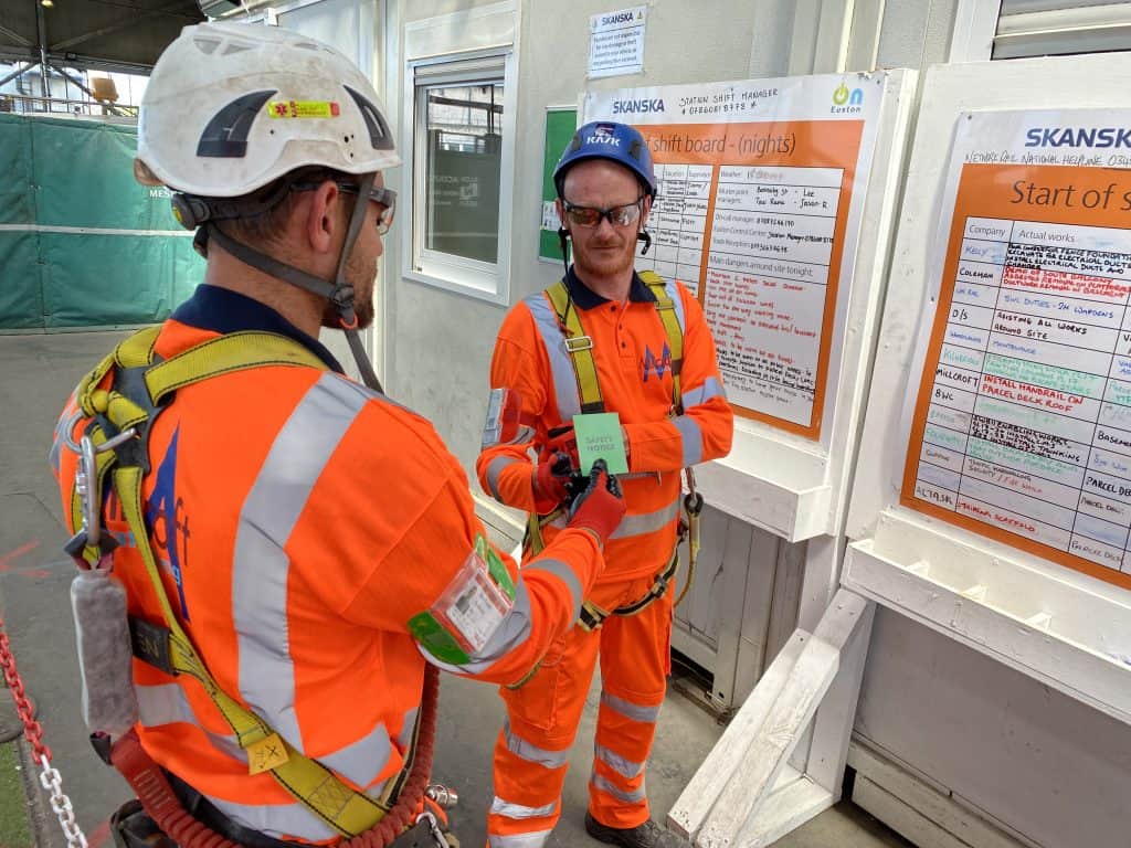 Millcroft scaffolding for the Crossrail project, Elizabeth Line, Paddington