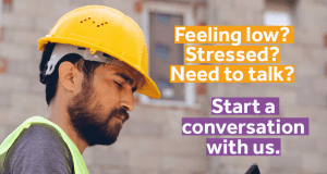 The Lighthouse Construction Industry Charity is adding another route to vital wellbeing support by launching their text HARDHAT service.