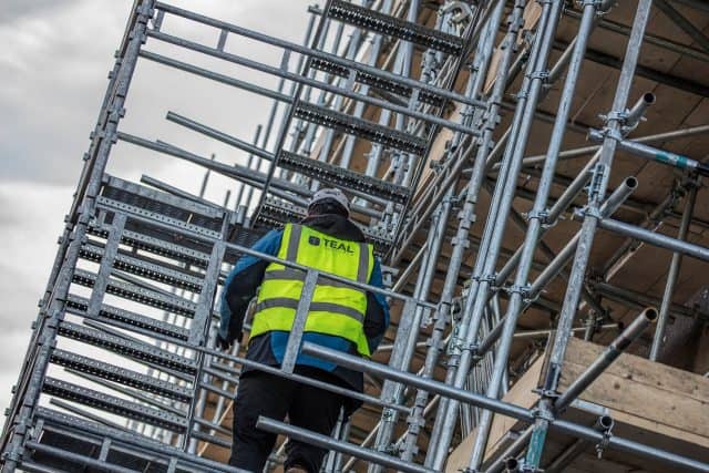 North West based, Teal Scaffold is playing a pivotal role in the regeneration project of four social housing tower blocks in Woolton, South Liverpool.