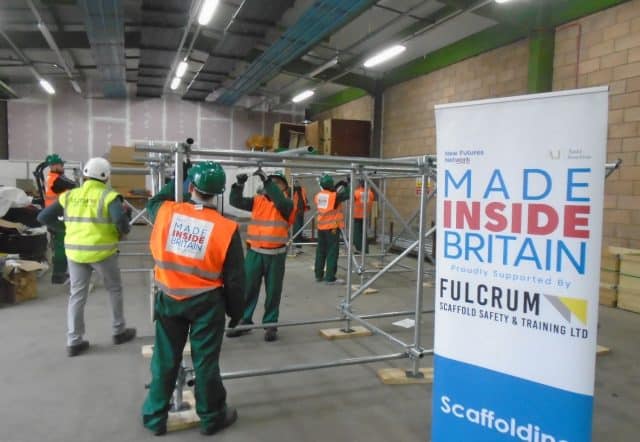 Many young offenders are being given a second chance through a scaffolding initiative involving the Made Inside Britain project, a CISRS-approved training provider and NASC Contractor members.