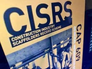 New CISRS CAP609 Booklet Released | ScaffMag