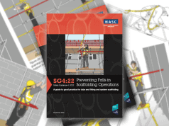The NASC has launched SG4:22: Preventing Falls in Scaffolding Operations