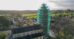 Elite Scaffolding key player in church tower restoration project