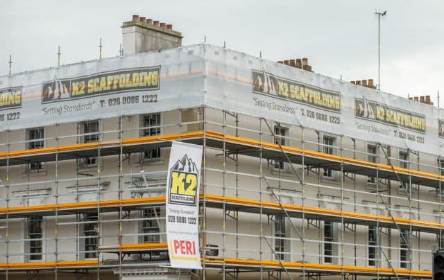 PERI, a global leader in scaffolding and formwork technology, teamed up with Northern Ireland-based scaffolding contractor K2 Scaffolding to provide access requirements for a refurbishment project in Belfast. 