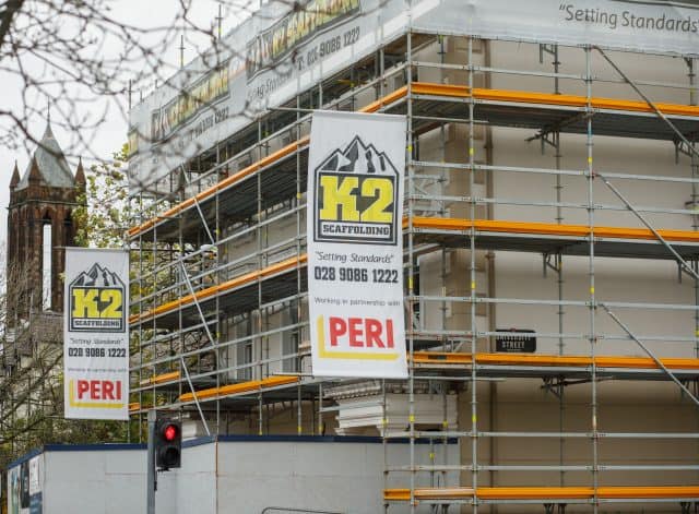 Northern Ireland-based K2 Scaffolding has announced its partnership with supplier PERI, investing over £400k in PERI's scaffolding range. 