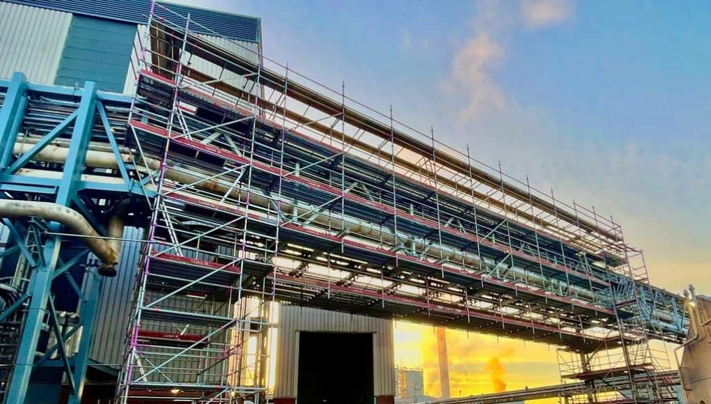 I-Scaff Access Solutions Ltd has demonstrated its innovative approach while making history by using Layher's award-winning TwixBeam during a pipe bridge refurbishment project at a Whisky