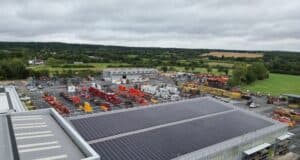 system scaffolding giants PERI UK has installed Photovoltaic (PV) cells at its three logistics depots across the United Kingdom.