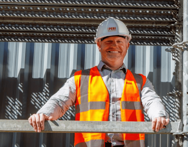 Charles Stratford, Business Development Manager for PERI UP Scaffolding