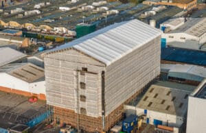 Liddiard Scaffolding and Layher UK Shine at BAE Systems Project
