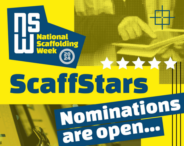 Nominations have officially opened for the Scaff Star Awards, a key feature of the upcoming National Scaffolding Week (NSW) 2024.