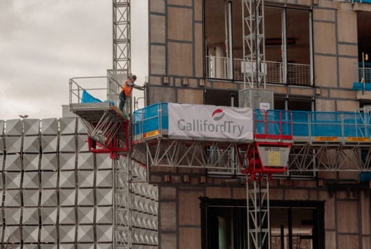 Construction firm Galliford Try has exceeded expectations with both revenue and profit growth, as a surge in building and infrastructure projects bolstered the company’s performance.