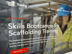 The Scaffolding Association has announced a landmark partnership with City & Guilds Training to deliver exclusive Skills Bootcamps for scaffolding training.