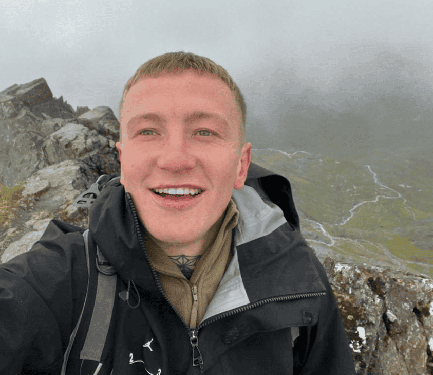 A 24-year-old scaffolder from Leeds is on an epic journey, walking 400 miles from his home in Belle Isle to the summit of Ben Nevis to raise funds for mental health and coastal safety charities.