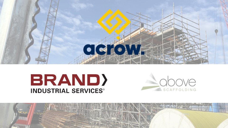 Scaffolding and industrial access solutions company Acrow has strengthened its position in the Australian market by acquiring Brand Australia and Above Scaffolding