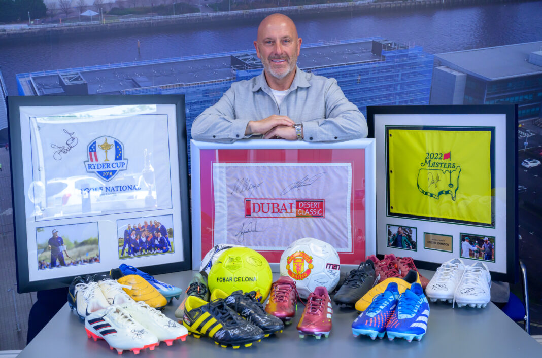 John Horne, Managing Director of JR Scaffold – part of the JR Group – is parting with more than 130 prized items from his personal collection to raise funds for two causes close to his heart.